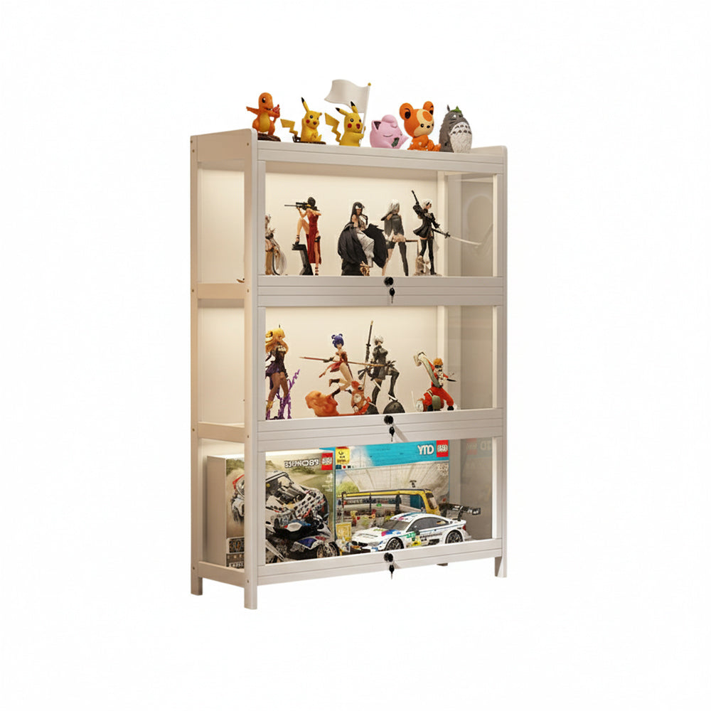 Eeeza Spacious Minimalist Display Cabinet