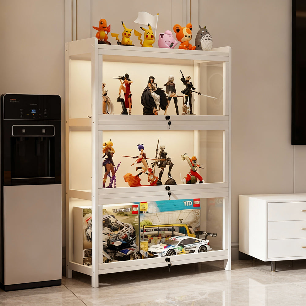 Eeeza Spacious Minimalist Display Cabinet