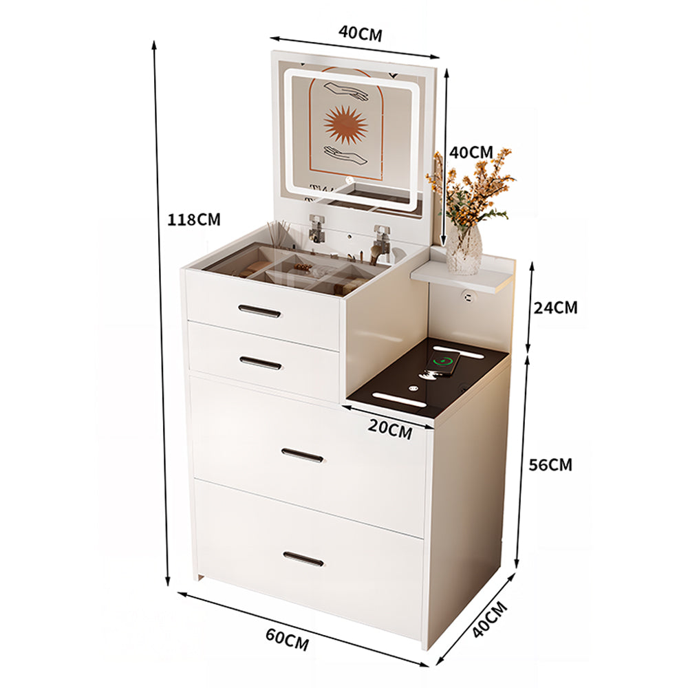 Eeeza Modern Minimalist Multifunctional Dressing Table