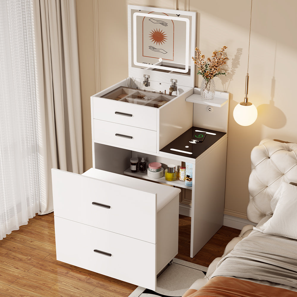 Eeeza Modern Minimalist Multifunctional Dressing Table