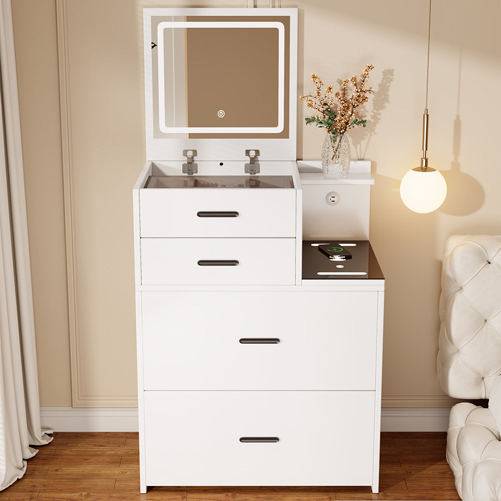 Eeeza Modern Minimalist Multifunctional Dressing Table
