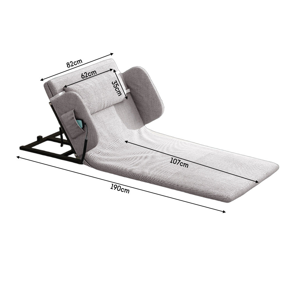 Eeeza Electric Adjustable Bed Backrest – Reclines to 80°, Supportive Comfort in 120cm/190cm Sizes