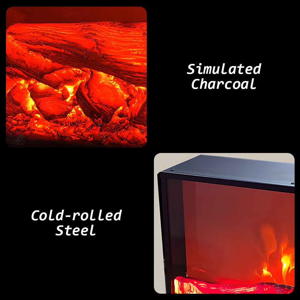 Eeeza Simulated Flame Electric Fireplace Decoration