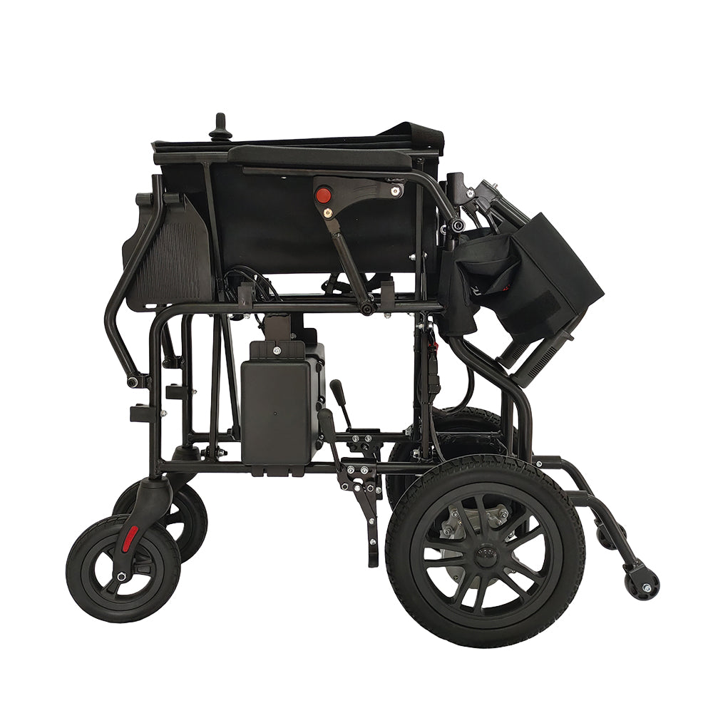 Eeeza Foldable Electric Wheelchair – Dual Motor Mobility with 10–15km Range, Compact & Travel-Ready