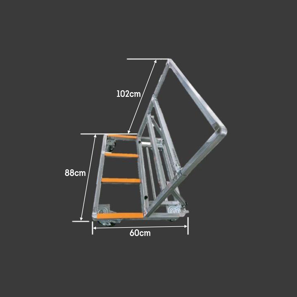 Eeeza High-quality Foldable Glass Trolley