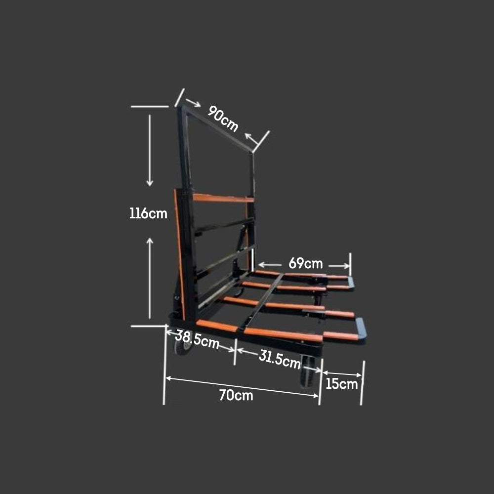 Eeeza High-quality Foldable Glass Trolley