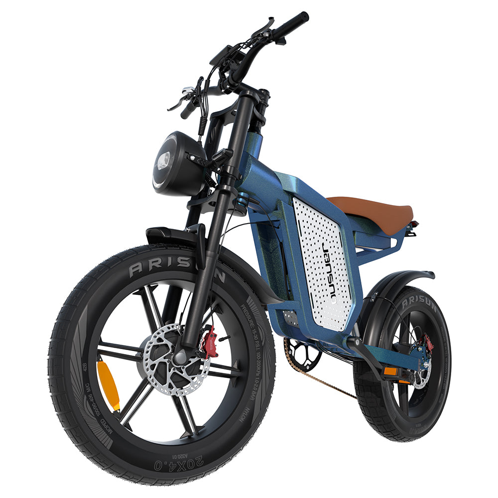 JANSNO High-Carbon Steel Electric Bicycle With 750W Brushless DC Motor