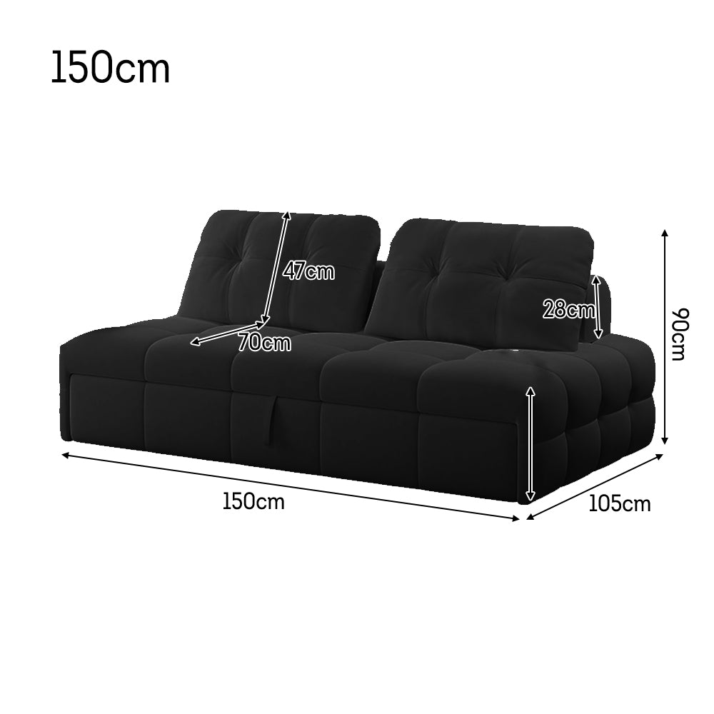 Eeeza High-Density Two-in-one Single/Double Sofa
