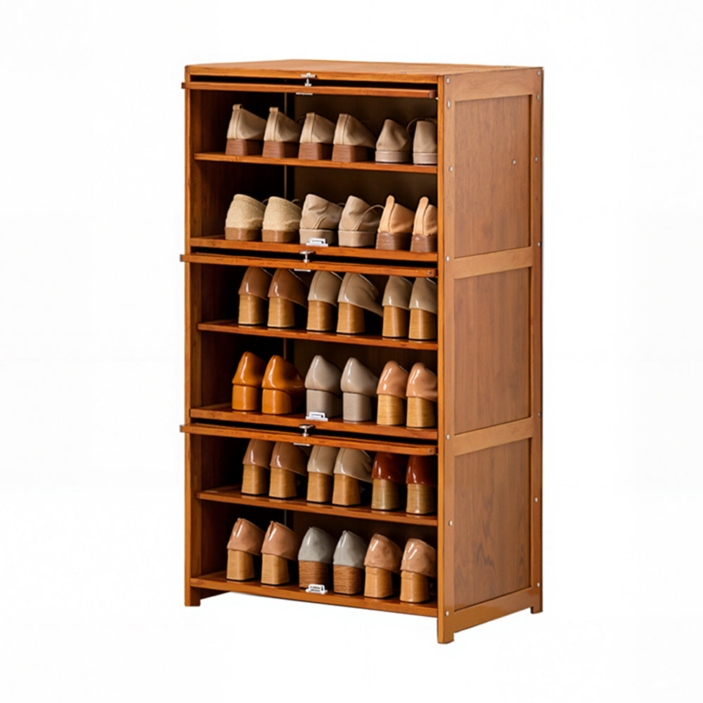 Eeeza Multi-tiered Composite Board Shoe Cabinet
