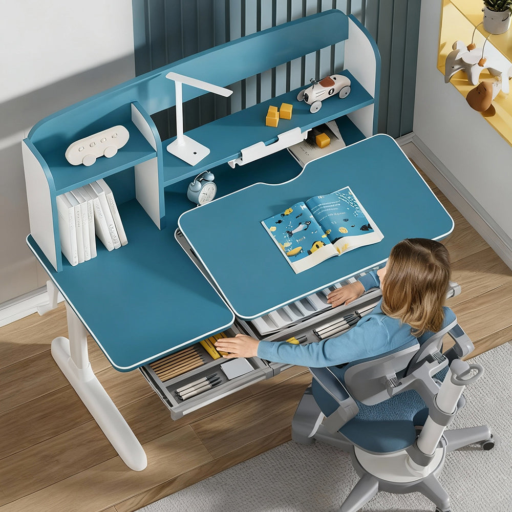 Eeeza Simple And Stylish Solid Wood Kids Desk