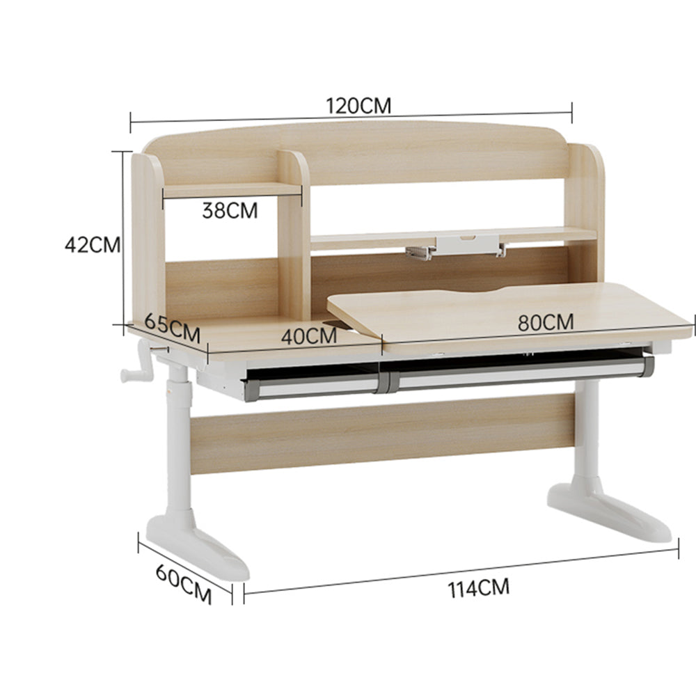 Eeeza Simple And Stylish Solid Wood Kids Desk