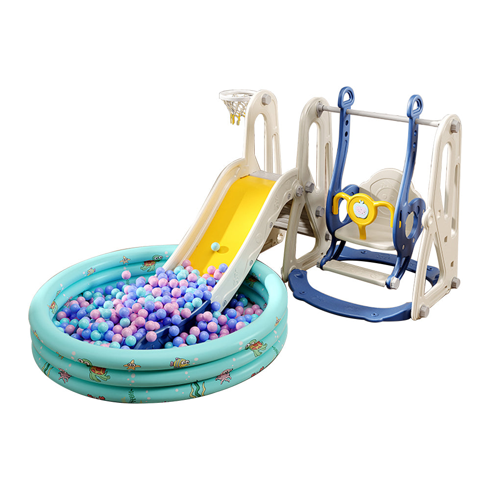 Eeeza 6-in-1 Children's Slide With Swing