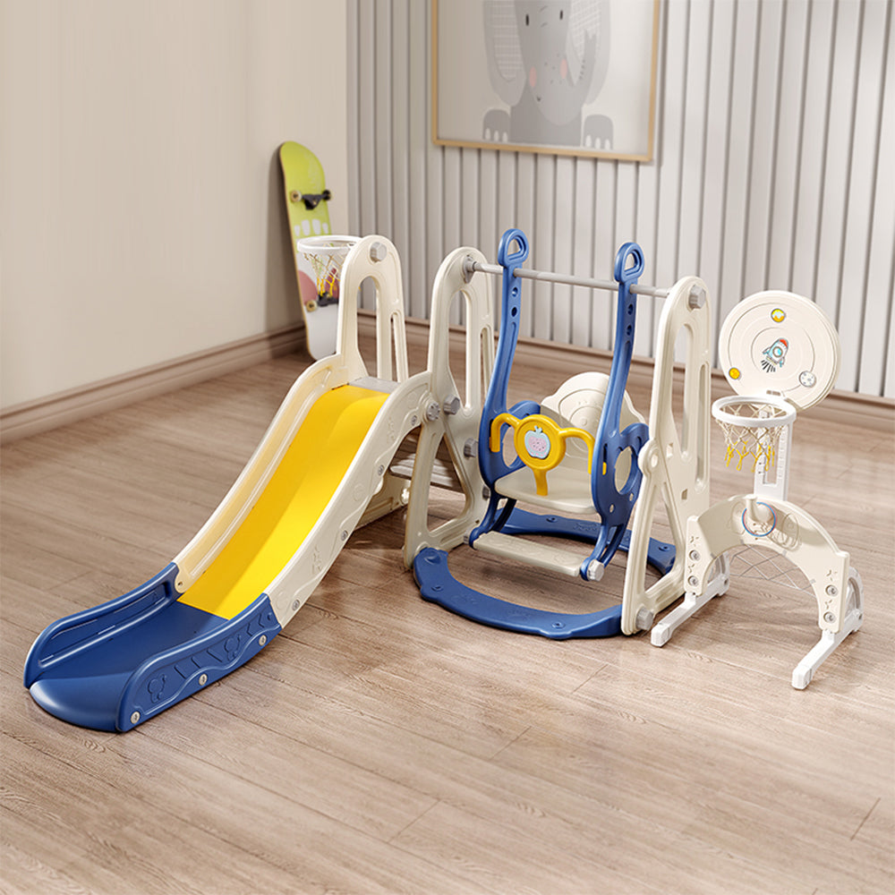 Eeeza 6-in-1 Children's Slide With Swing