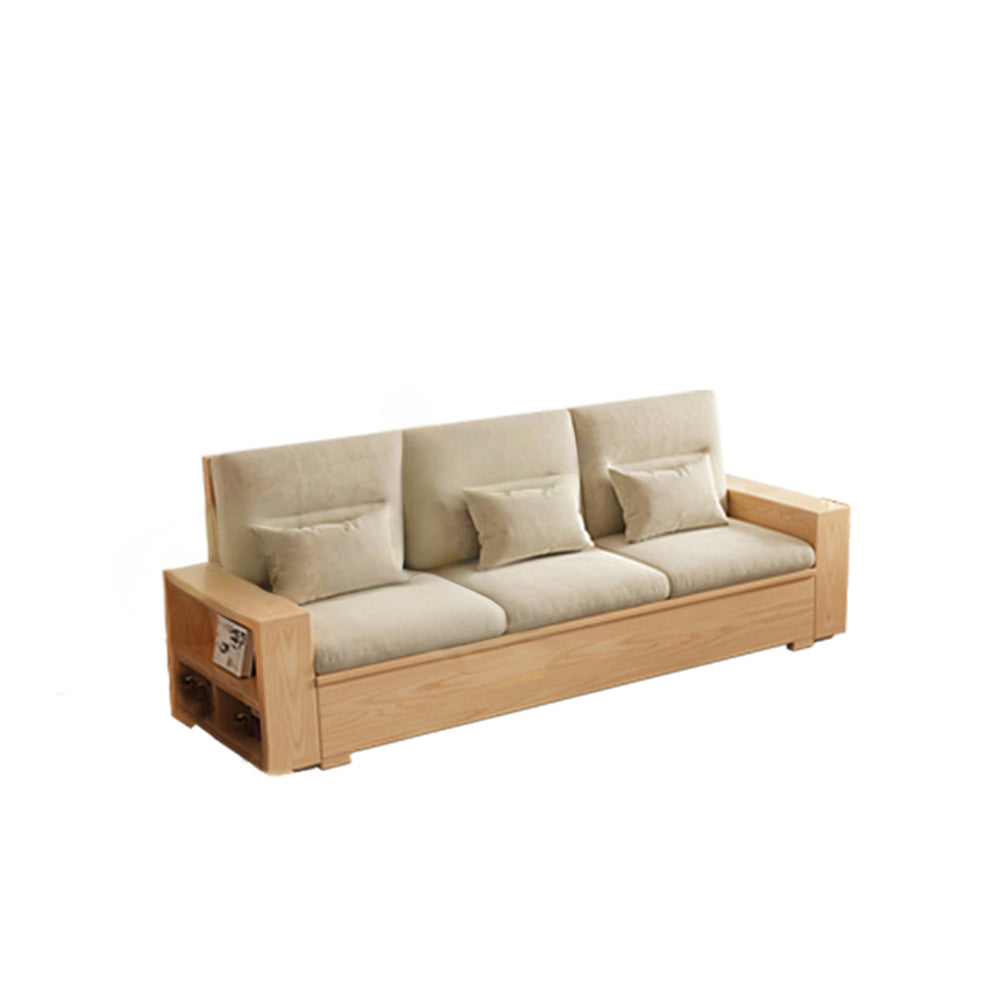 Eeeza Scandinavian Box-Frame Sofa with Storage & Washable Covers