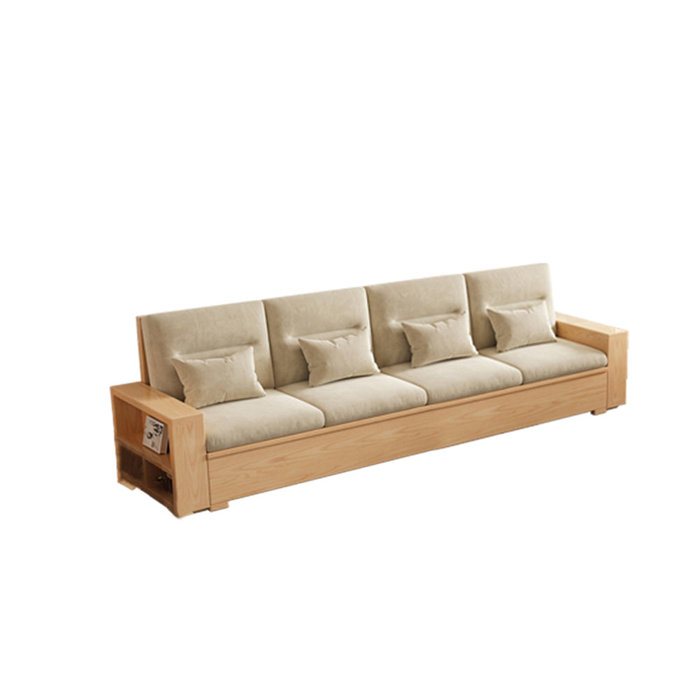 Eeeza Scandinavian Box-Frame Sofa with Storage & Washable Covers