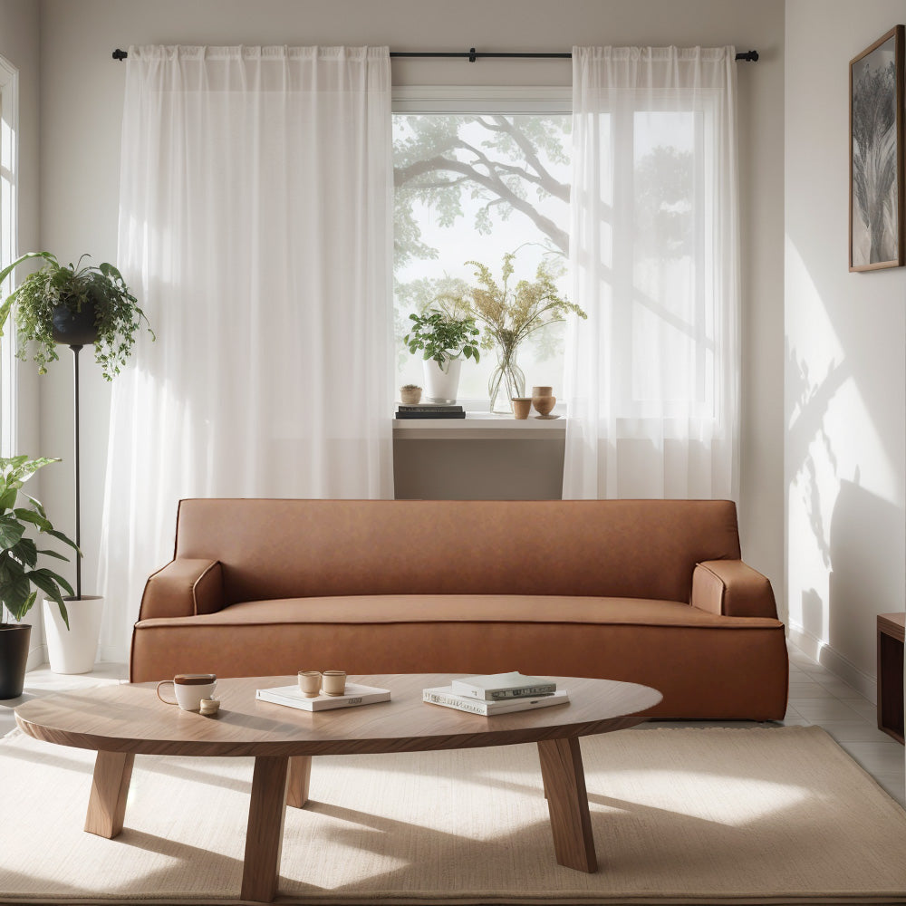 Eeeza Modern Minimalist Damascus Sofa