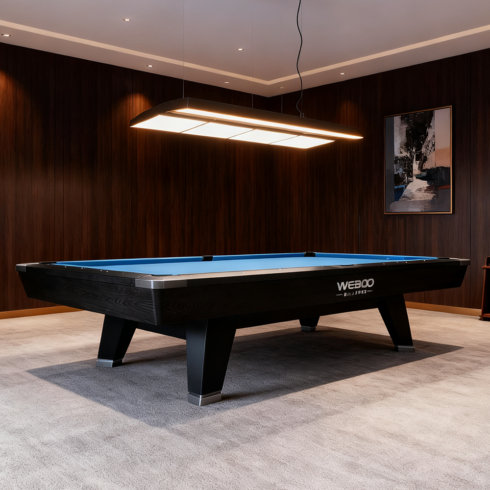 Eeeza 9FT Black/Gray Frame Slate Billiard Pool Table With Full Accessories