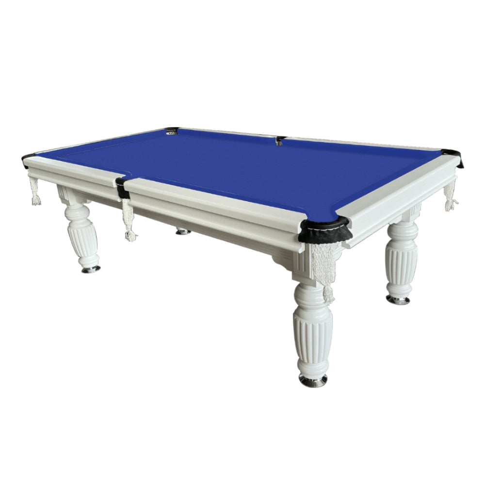 Eeeza 8FT Slate Billiard Pool Table with Full Accessories – Classic Walnut / Modern Black / Elegant White Frame