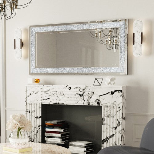 1.2M Oversized Luxury Decorative Wall Mirror Crushed Diamond Full Length Mirror