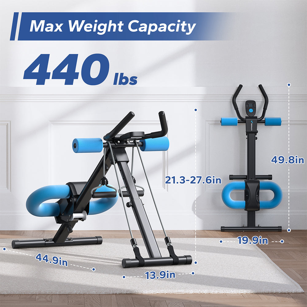 MERACH Foldable Ab Machine Workout Bench Press