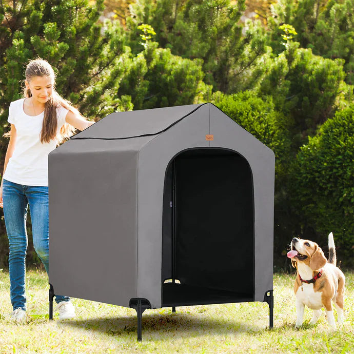 Tedi’s 2-in-1 Dog Kennel & Elevated Dog Bed Outdoor Pet Tent