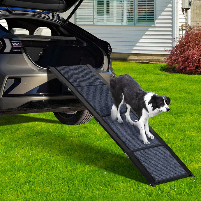 Tedi’s Dog Ramp for Car Bed – Foldable & Portable Pet Stairs