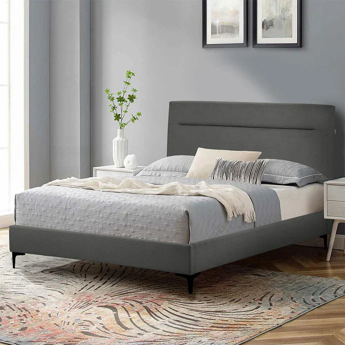 Upgrade Your Bedroom Ambience with the Grey Familand Queen Bed Frame