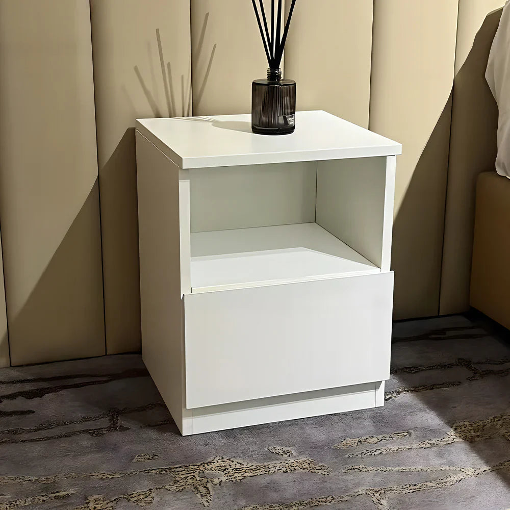 Compact 32×30×41 cm Open-Style Bedside Table with Drawer