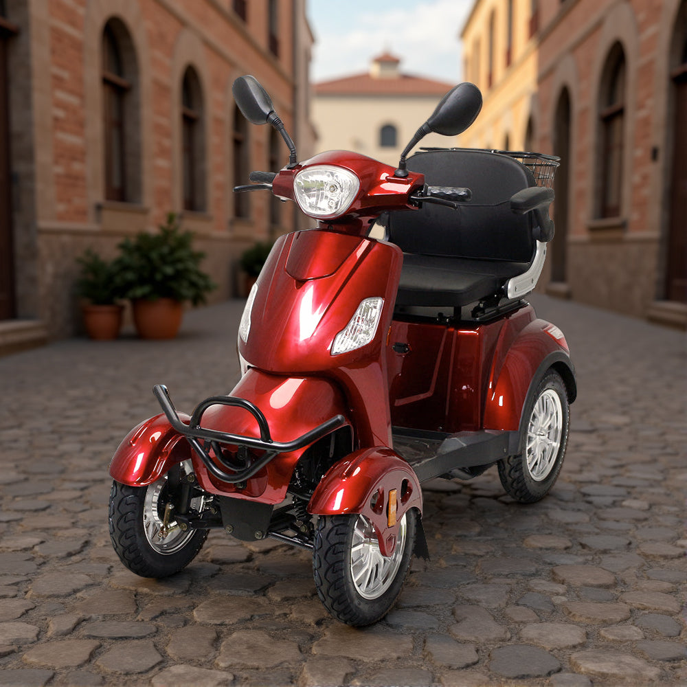 Eeeza 500W 60V Electric Mobility Scooter (Black/Red) – Casual Marketing Copy