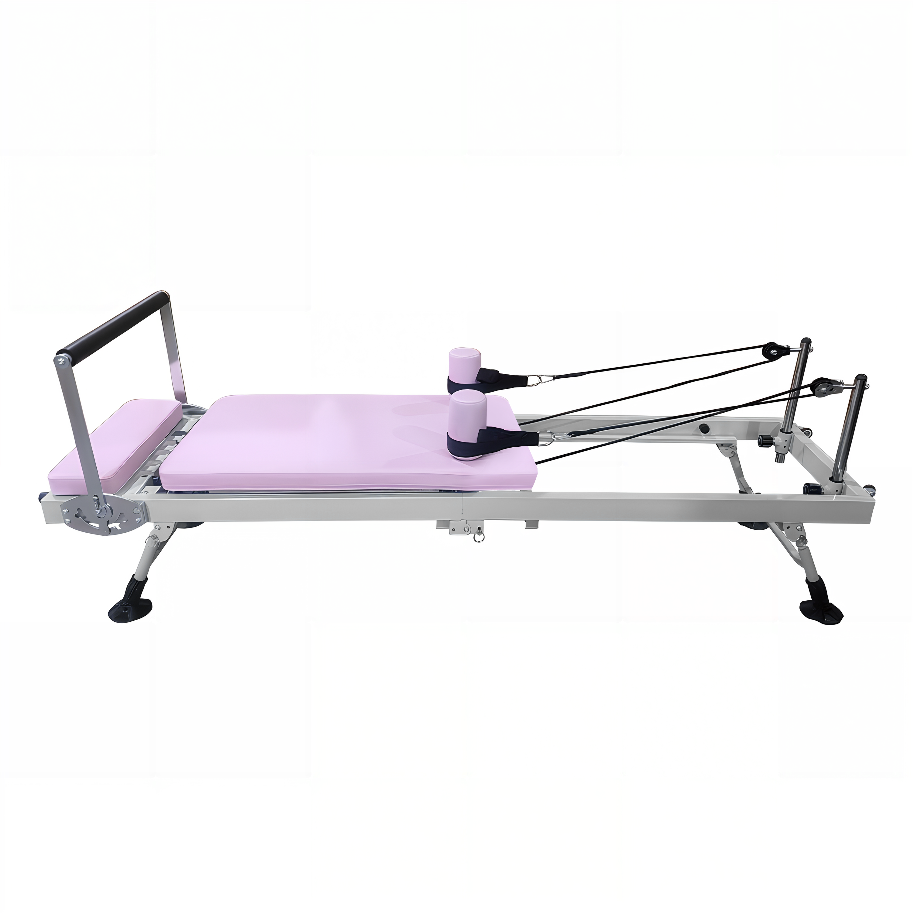 Eeeza Foldable Pilates Reformer – Adjustable Steel Frame with Silent Resistance