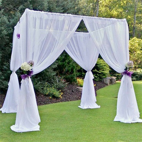 Flexible DIY Wedding Background Stand Wedding Canopy Solid Metal Drape Backdrop
