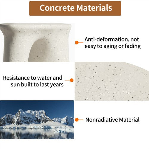 U-shaped Geometric Side End Table Coffee Table Stylish Nightstand