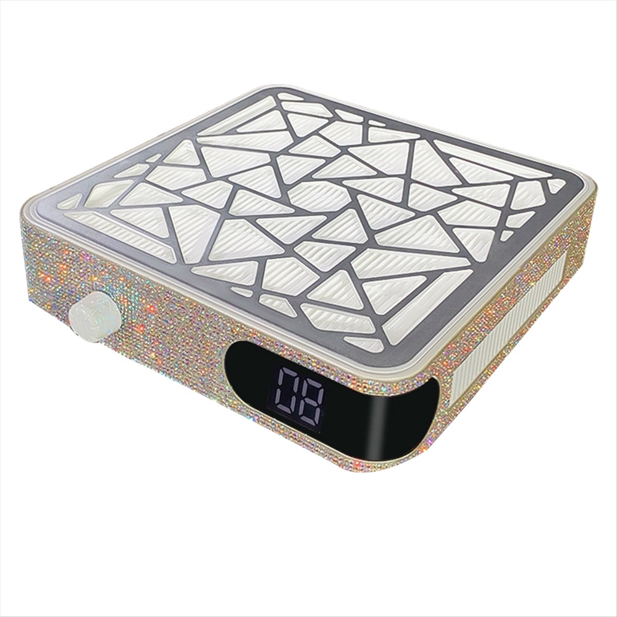 Professional Brushless Nail Dust Collector: 48W Efficient Suction Nail Tech, Collector Extractor Nail Vacuum Multicolor