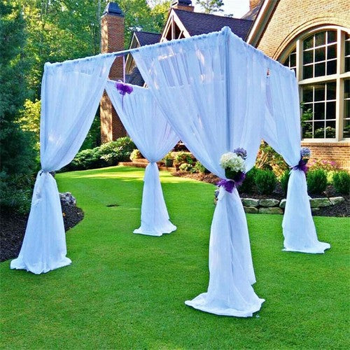 Flexible DIY Wedding Background Stand Wedding Canopy Solid Metal Drape Backdrop