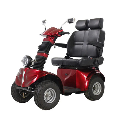 Eeeza 800W 60V 20Ah Double Seat Electric Mobility Scooter - Red