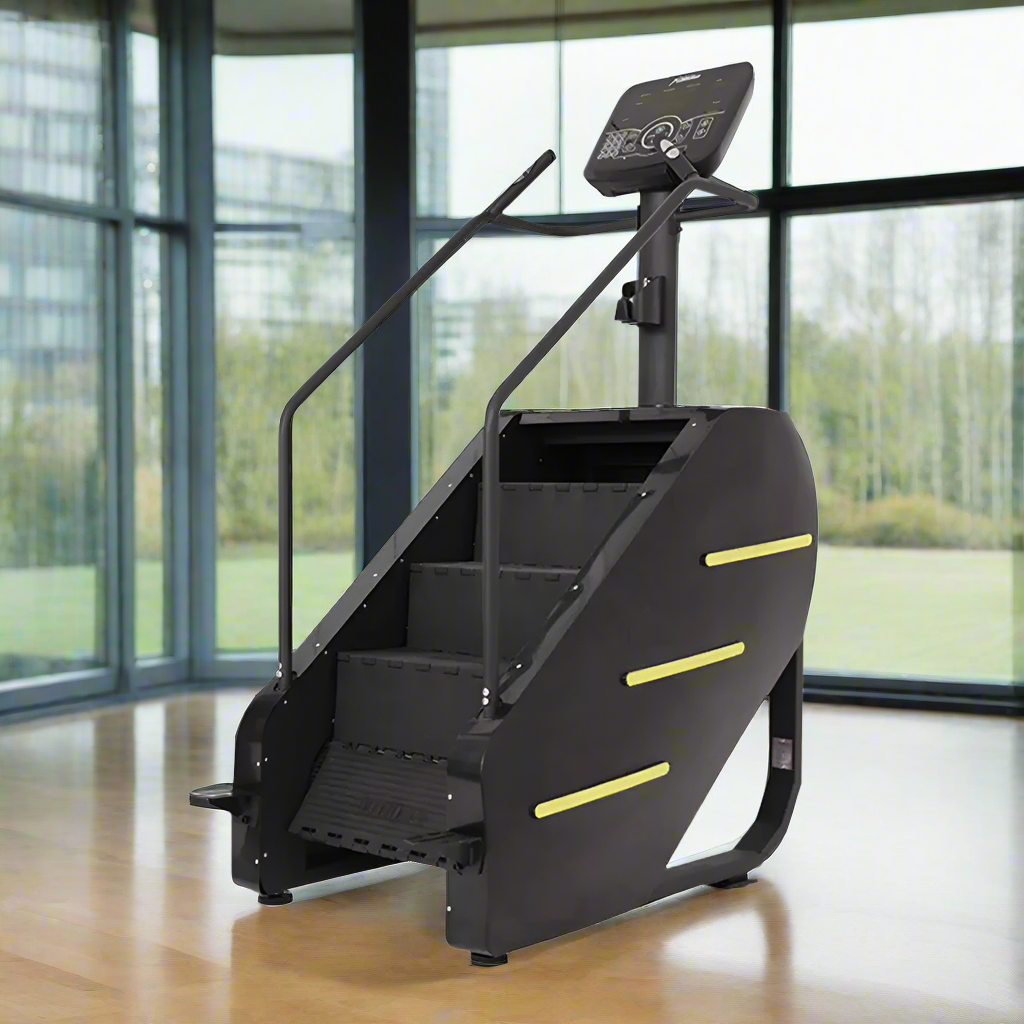 Eeeza Stair Climber Machine – Heavy-Duty Carbon Steel Frame with LED Display & Wide Steps