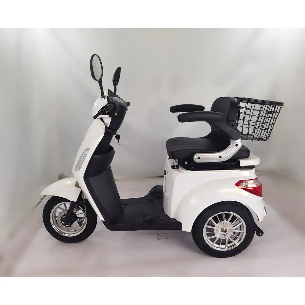 Eeeza Urban Comfort Scooter – 60V20Ah Three-Wheel Mobility with Rear Basket & Disc Brake System
