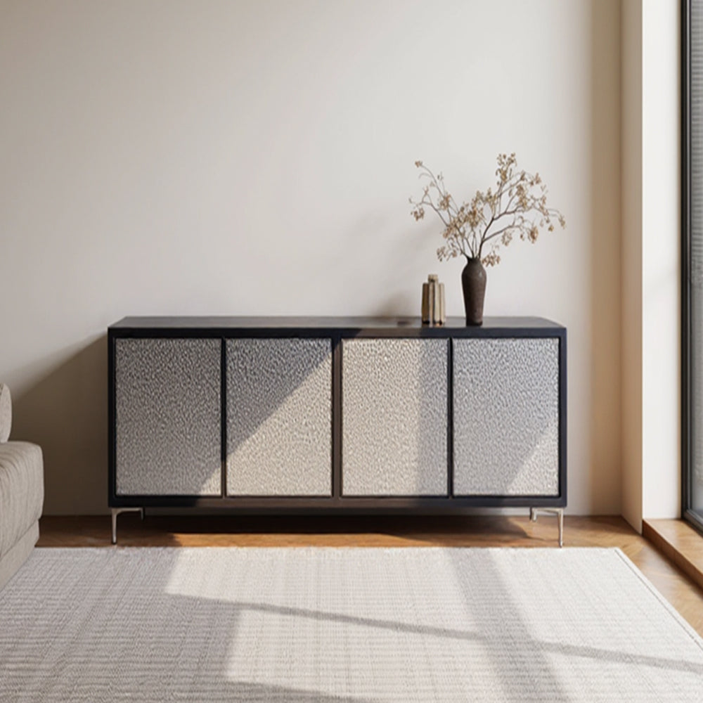 Brio Multi-function Stainless Steel 4-Door Cabinet