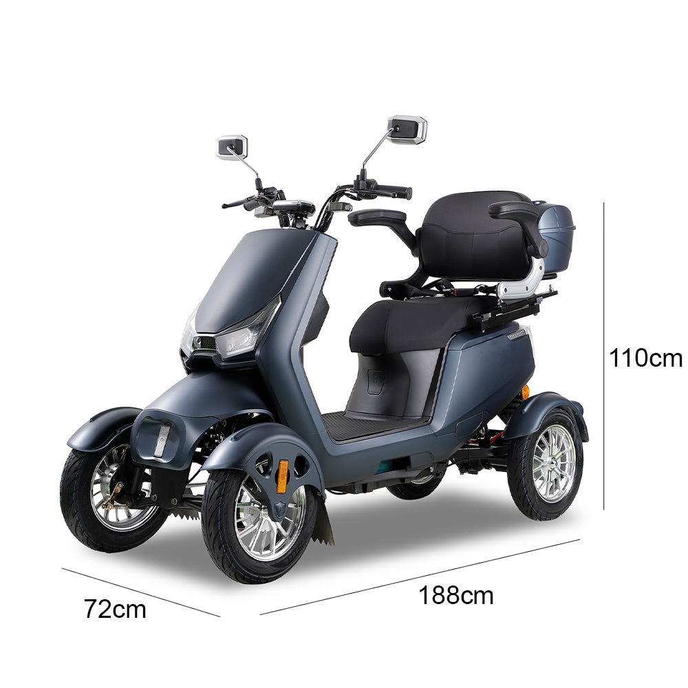 Eeeza Adjustable 800W 60V 20Ah Electric Mobility Scooter
