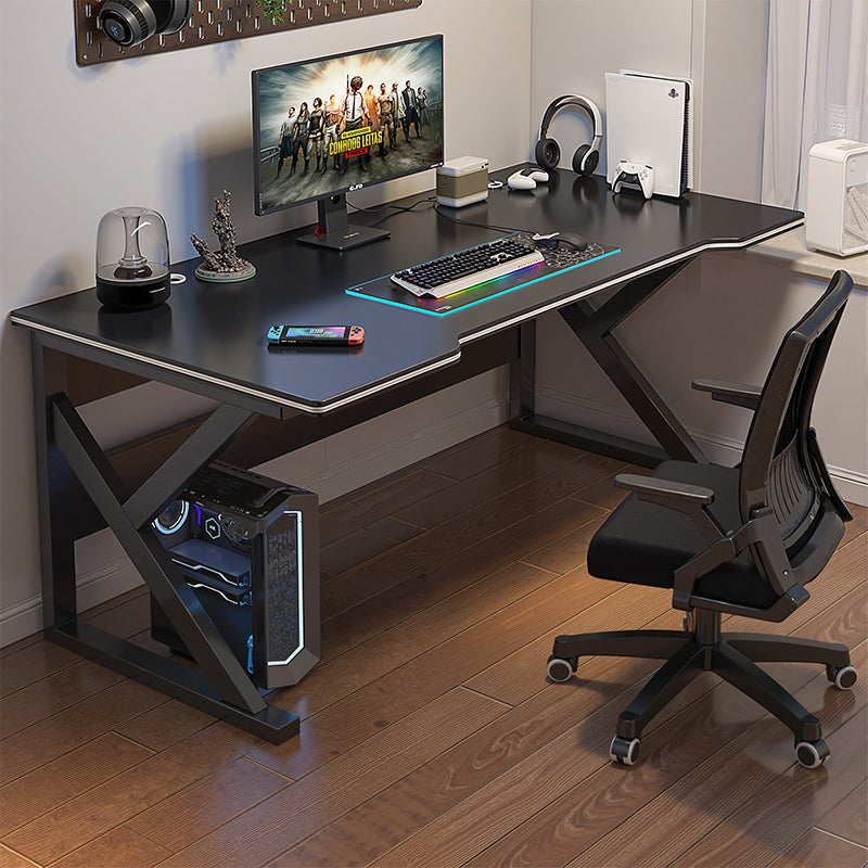 Eeeza 100cm Carbon Fiber Gaming Desk with Steel Frame & Cable Management
