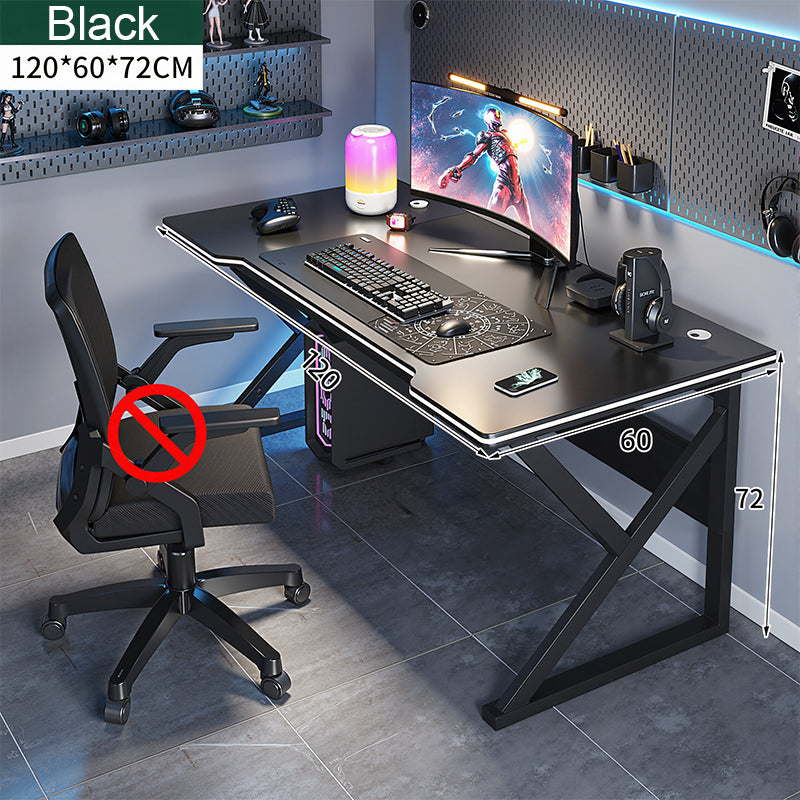 Eeeza 100cm Carbon Fiber Gaming Desk with Steel Frame & Cable Management