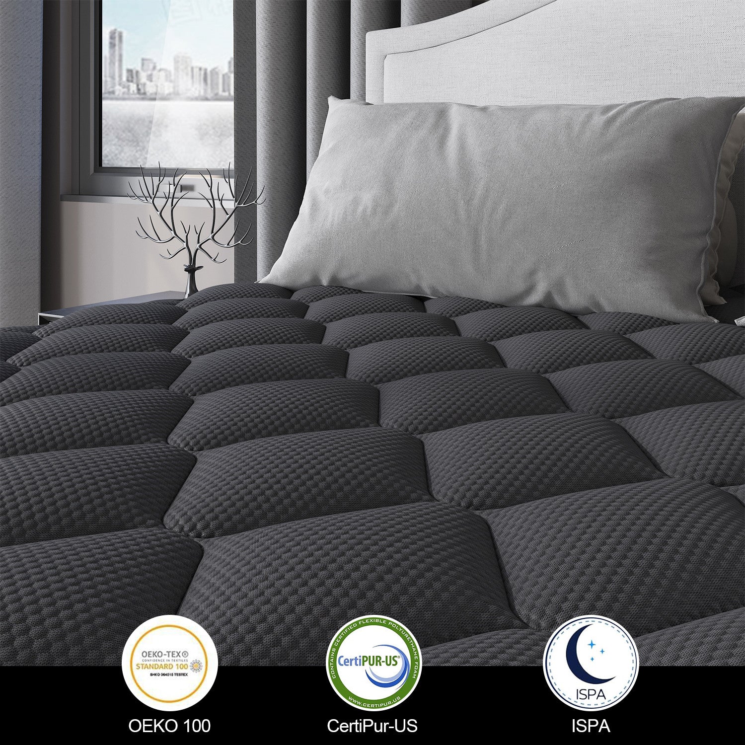 Viscountess Queen Double King Single Bed Mattress Gel Memory Foam Pocket Spring 34cm