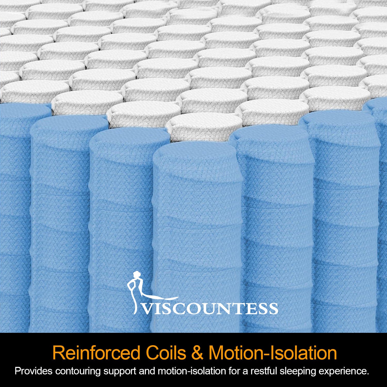 Viscountess Queen Double King Single Bed Mattress Gel Memory Foam