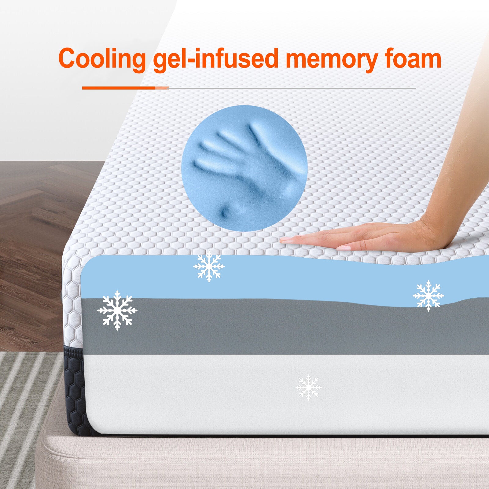 Duchess Mattress Queen Double Single Bed Mattresses Gel Memory Foam No Spring
