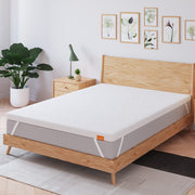 SweetLove Dual-Layer Memory Foam Topper Cool Gel Ventilated Mattress Bed Bamboo Underlay 5CM