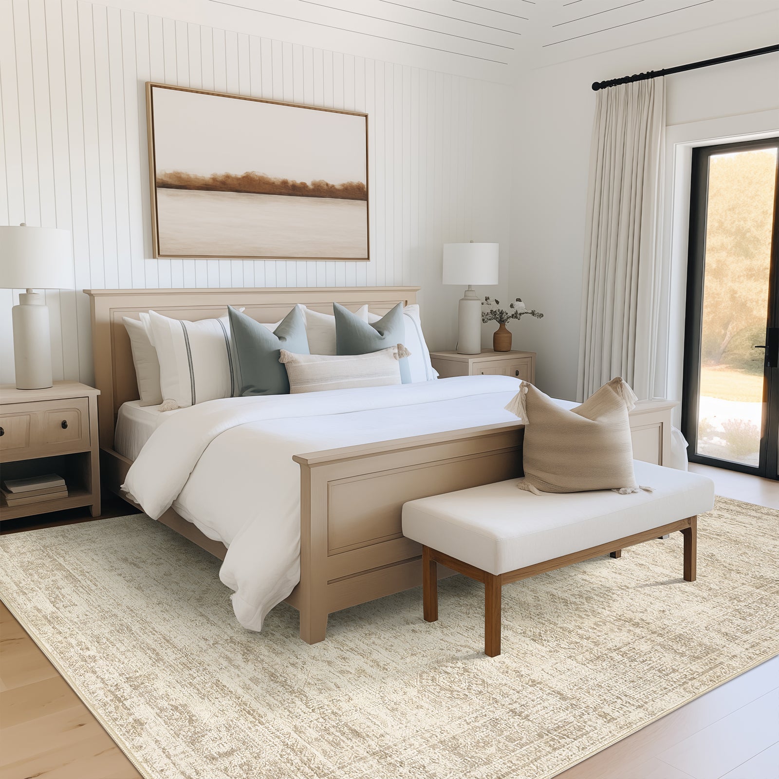 1pc Area Rug for Living Room Washable Rugs Non Slip Indoor Floor Carpet Foldable Large Soft Area Rug