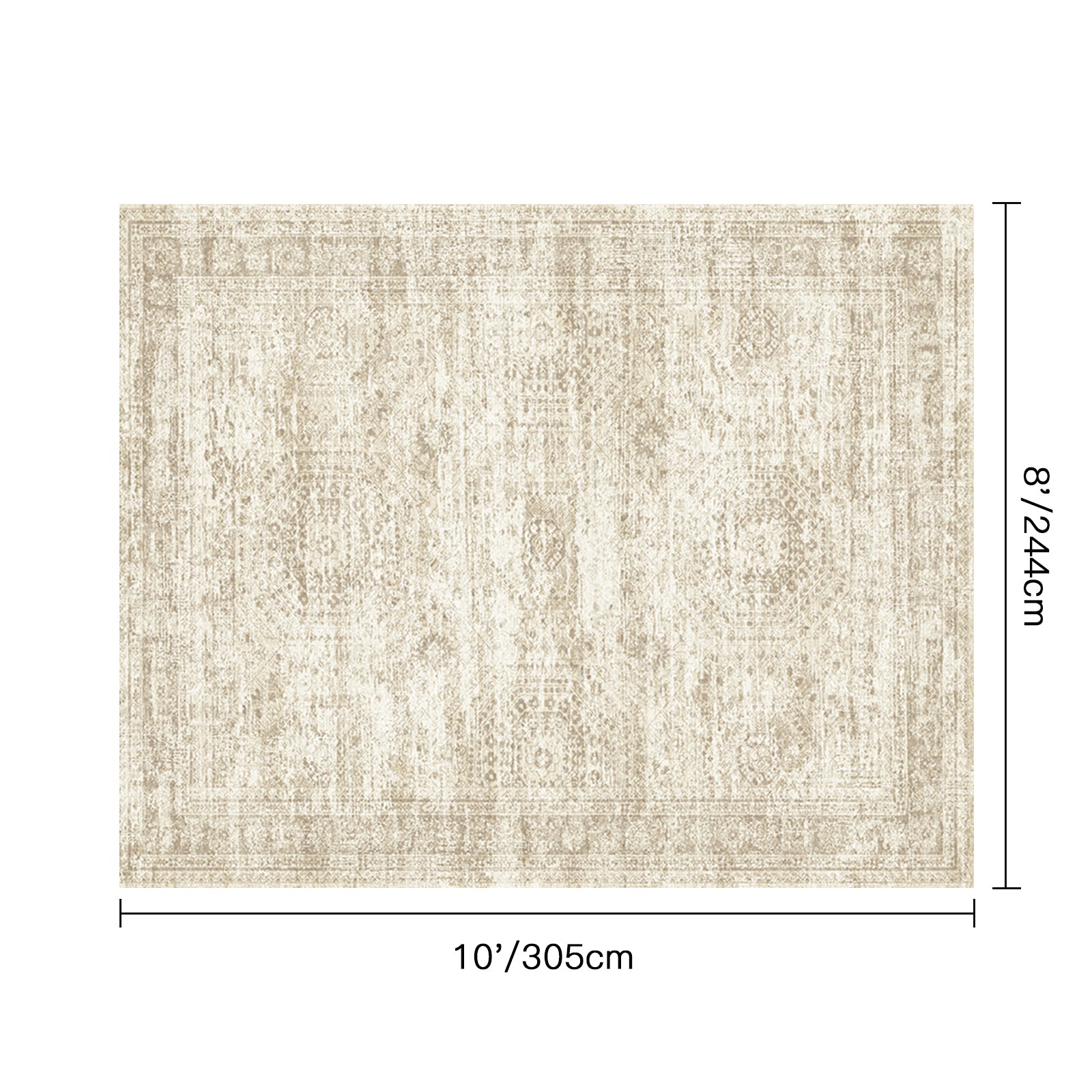 1pc Area Rug for Living Room Washable Rugs Non Slip Indoor Floor Carpet Foldable Large Soft Area Rug