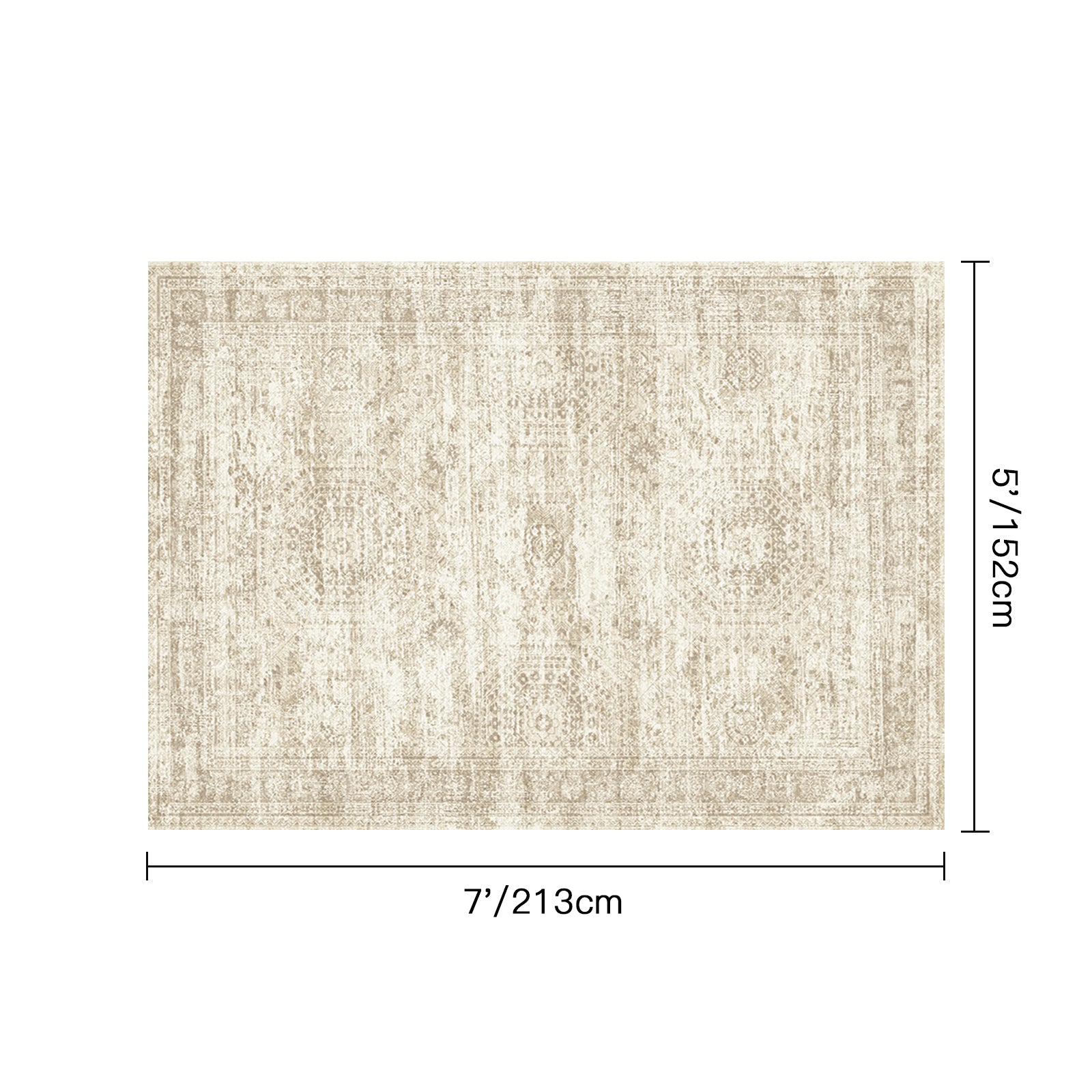 1pc Area Rug for Living Room Washable Rugs Non Slip Indoor Floor Carpet Foldable Large Soft Area Rug