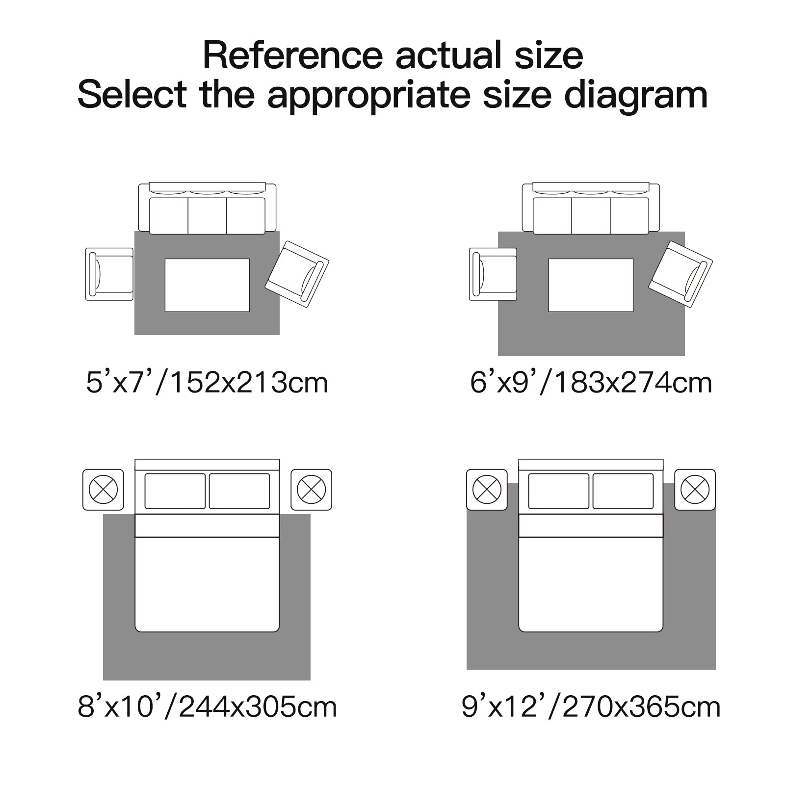 1pc Area Rug for Living Room Washable Rugs Non Slip Indoor Floor Carpet Foldable Large Soft Area Rug