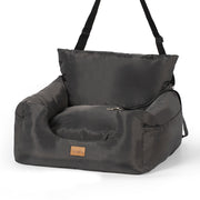 Tedi’s Dog Car Booster Seat Waterproof Travel Pet Bed Removable Washable Medium Cat Car Bed